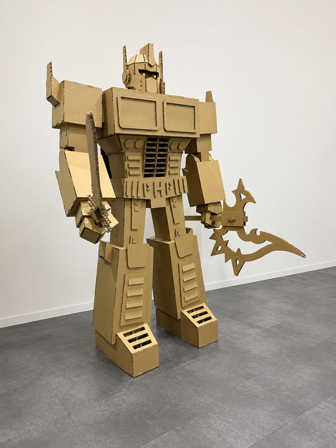 ZCCUTTER Malaysian Customer Honeycomb Board Robot Exhibition Installation Front View